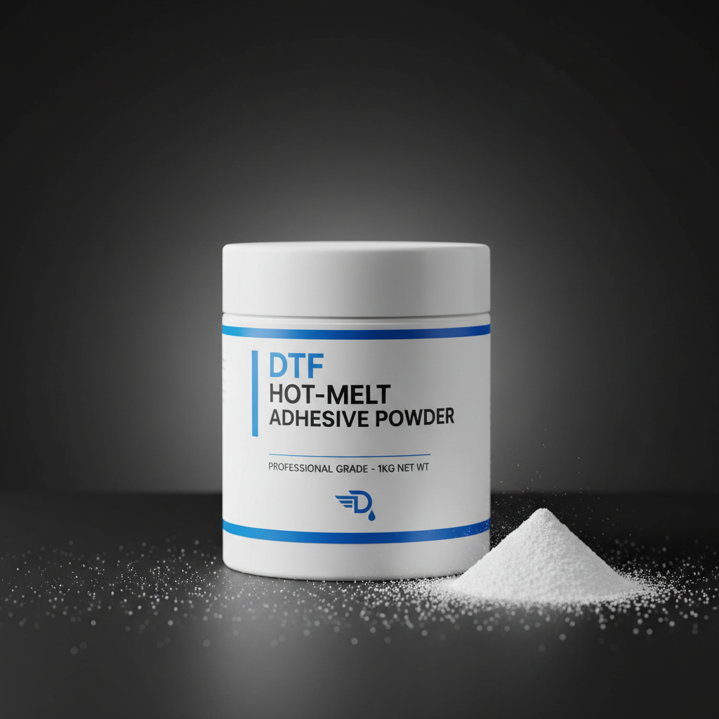 Phantom DTF adhesive powder — fine-grain hot melt adhesive for ultra-soft hand feel